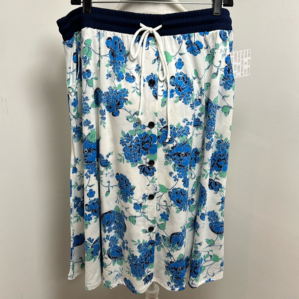 Marsha elastic waist skirt